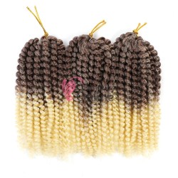 Codite de par Afro Marley de 20 cm MLY000 Crochet Braids Blond Inchis cu Blond Deschis